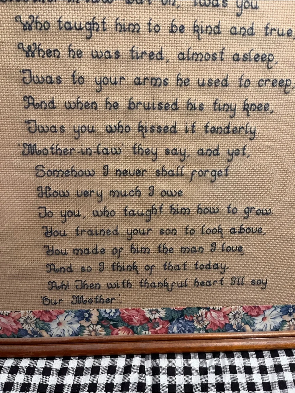 N/A framed cross